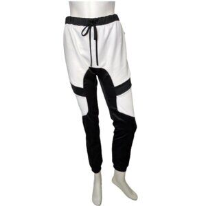 Women Black/White Running Pants
